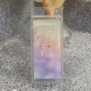 Morbid Metals 18g Nose Piercing Jewelry--Set of 6